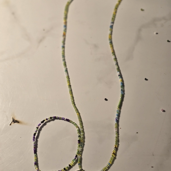 Custom-made glass bead necklaces and braclets - Picture 4 of 4